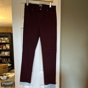 Calvin Klein Burgundy jeans size 31